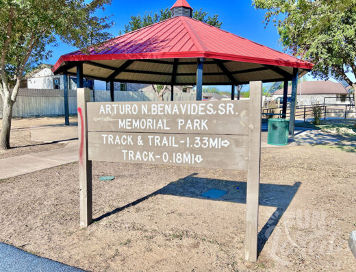 Arturo Benavides Park Sign