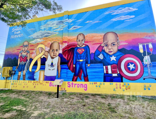 Bella Serena Sanchez Mural at the Albert Ochoa/Nixon Park