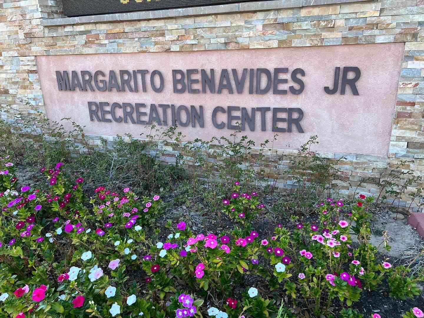 Margarito Benavides Jr. Recreation Center, or Tarver Recreation Center entrance