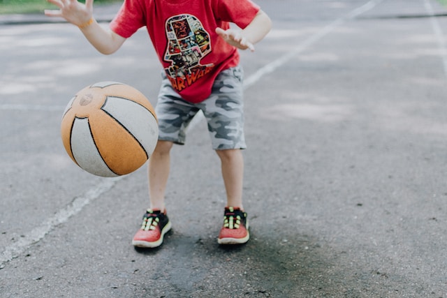 Little kid basketball