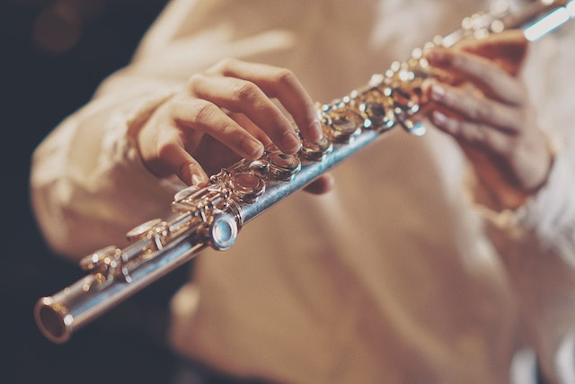 Flute close up