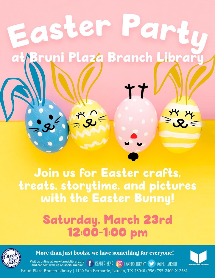 Easter Party 2024 at the Bruni Plaza Branch Library