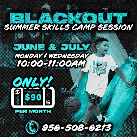 Blackout Basketball Summer Camp 2024 Flyer