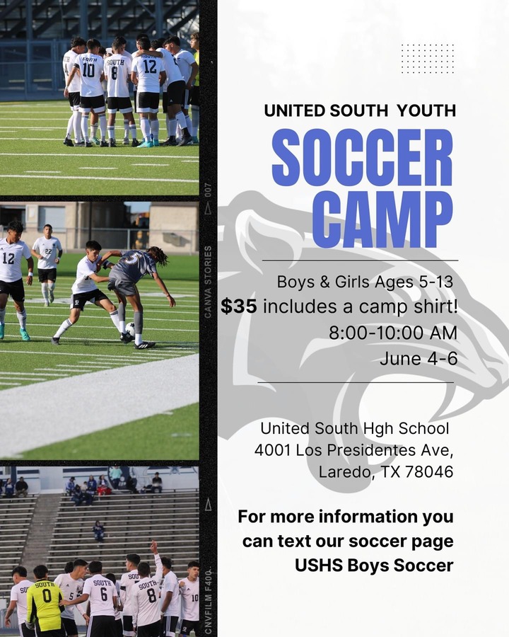USHS Youth Soccer Camp 2024 Flyer
