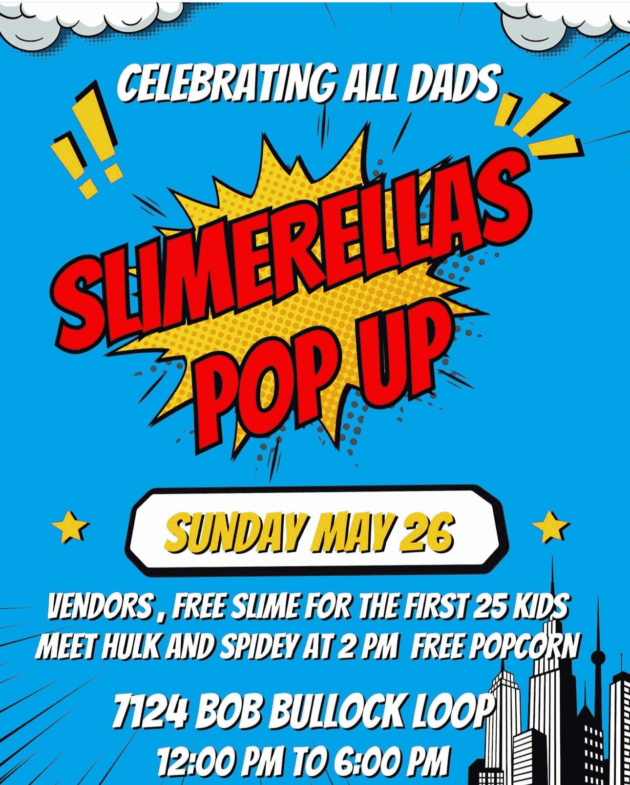 Slimerella's Pop-Up, May 26, 2024 Flyer