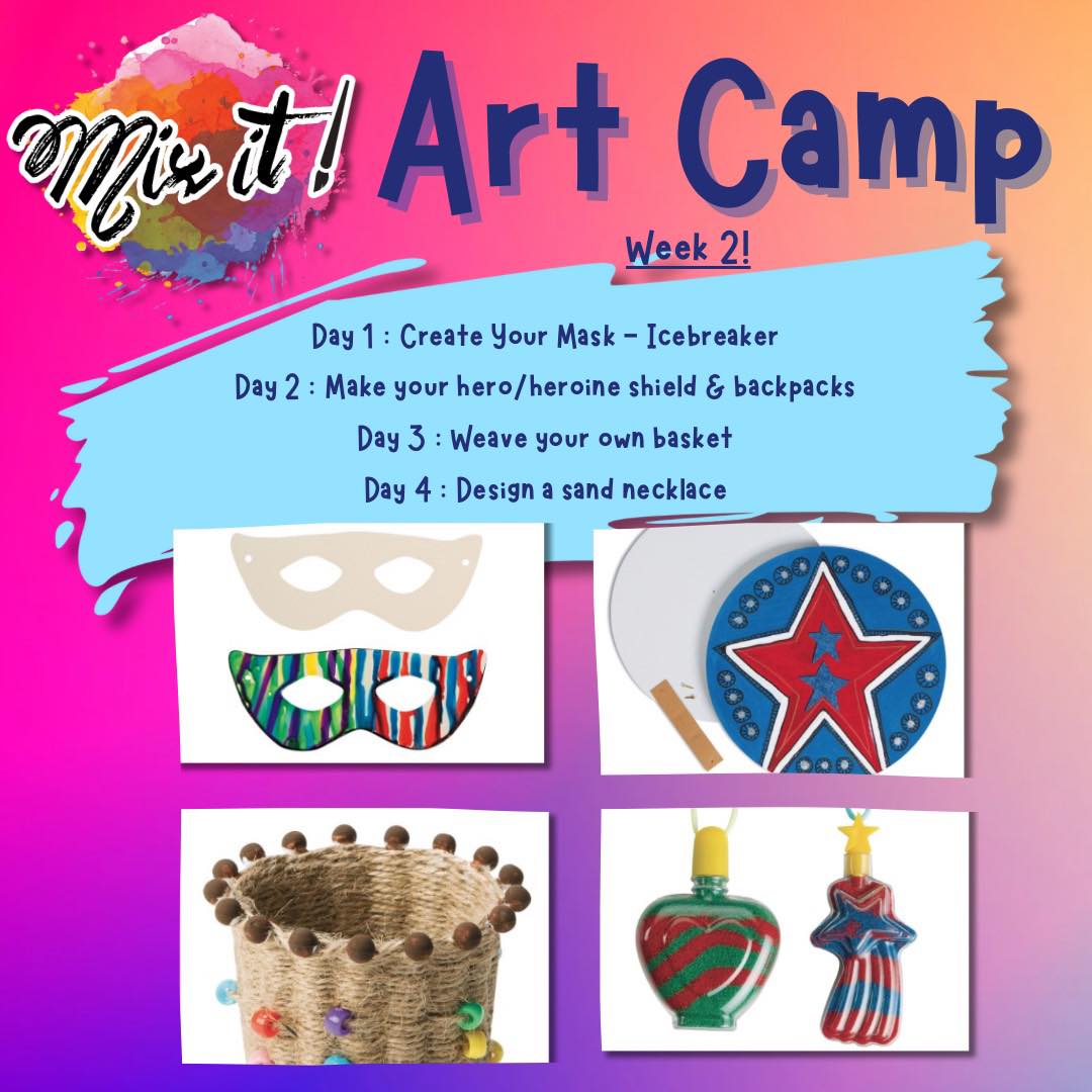 Mix It! Summer Camp 2024 Session 2 Flyer